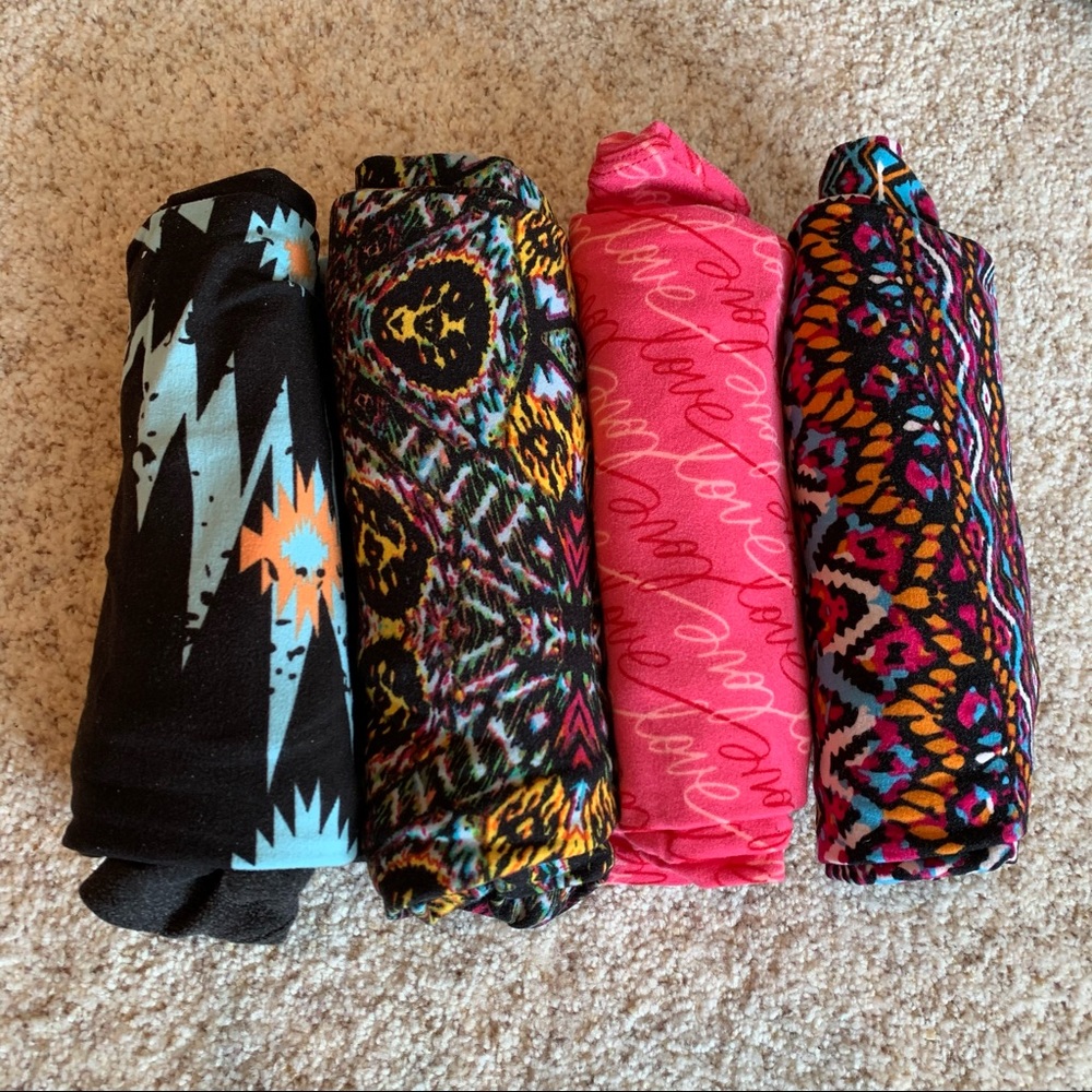 4x LuLaRoe Leggings, OS